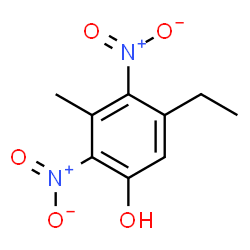 Phenol, 5-ethyl-3-methyl-2,4-dinitro- (9CI)结构式