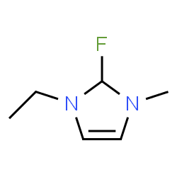 1H-Imidazole,1-ethyl-2-fluoro-2,3-dihydro-3-methyl-(9CI) Structure