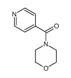morpholin-4-yl(pyridin-4-yl)methanone结构式