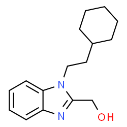 (1-(2-cyclohexylethyl)-1H-benzo[d]imidazol-2-yl)methanol Structure