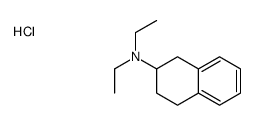 N,N-diethyl-1,2,3,4-tetrahydronaphthalen-2-amine,hydrochloride Structure