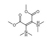 dimethyl 2,3-bis(dimethylsilyl)but-2-enedioate Structure