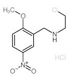 2-chloro-N-[(2-methoxy-5-nitro-phenyl)methyl]ethanamine Structure