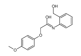 N-[2-(hydroxymethyl)phenyl]-2-(4-methoxyphenoxy)acetamide Structure
