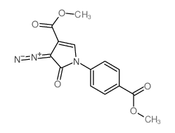 imino-[4-methoxycarbonyl-1-(4-methoxycarbonylphenyl)-2-oxo-pyrrol-3-ylidene]azanium结构式
