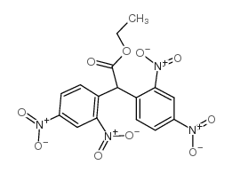 Benzeneacetic acid, a-(2,4-dinitrophenyl)-2,4-dinitro-,ethyl ester picture