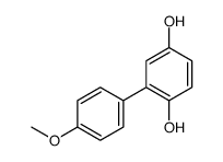 4'-methoxy[1,1'-biphenyl]-2,5-diol结构式