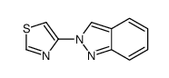 4-indazol-2-yl-1,3-thiazole结构式