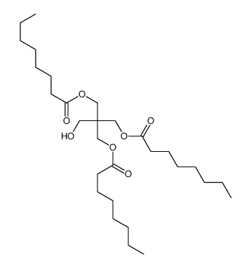2-(hydroxymethyl)-2-[[(1-oxooctyl)oxy]methyl]propane-1,3-diyl dioctanoate Structure