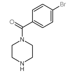 (4-BROMOPHENYL)(PIPERAZIN-1-YL) METHANONE Structure