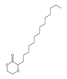 3-tetradecyl-1,4-dioxan-2-one结构式
