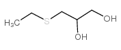 3-乙硫基-1,2-丙二醇结构式