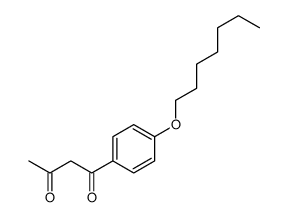 1-(4-heptoxyphenyl)butane-1,3-dione Structure