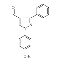 3-phenyl-1-p-tolyl-1h-pyrazole-4-carbaldehyde Structure