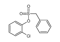 (2-chlorophenyl) phenylmethanesulfonate Structure