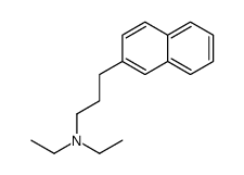 N,N-diethyl-3-naphthalen-2-ylpropan-1-amine结构式
