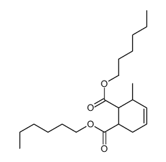 dihexyl 3-methylcyclohex-4-ene-1,2-dicarboxylate Structure