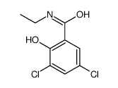 3,5-dichloro-N-ethyl-2-hydroxybenzamide Structure