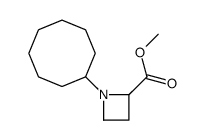 methyl 1-cyclooctylazetidine-2-carboxylate结构式