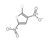 2-Chloro-3,5-dinitro-thiophene Structure