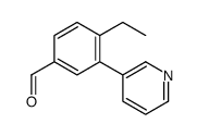 Benzaldehyde, 4-ethyl-3-(3-pyridinyl)- (9CI) Structure