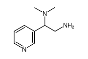N1,N1-二甲基-1-(吡啶-3-基)乙烷-1,2-二胺结构式