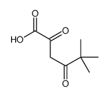 5,5-dimethyl-2,4-dioxohexanoic acid Structure