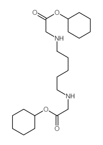 Glycine,N,N'-1,5-pentanediylbis-, dicyclohexyl ester (9CI)结构式