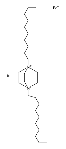 1,4-didecyl-1,4-diazoniabicyclo[2.2.2]octane,dibromide Structure