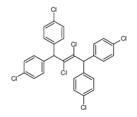 (Z)-1,1,4,4-tetrakis(4-chlorophenyl)-2,3-dichloro-2-butene结构式