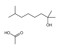 acetic acid,2,7-dimethyloctan-2-ol结构式