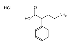 4-氨基-2-苯基丁酸(HCL)结构式