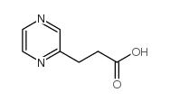 2-PYRAZINEPROPANOIC ACID Structure