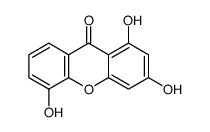 1,3,5-三羟基咕吨酮结构式