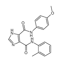 4-N-(4-methoxyphenyl)-5-N-(2-methylphenyl)-1H-imidazole-4,5-dicarboxamide Structure