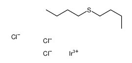 trichloro[1,1'-thiobis[butane]]iridium Structure