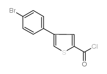 4-(4-溴苯基)噻吩-2-羰基氯结构式