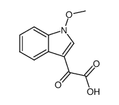 2-(1-methoxy-1H-indol-3-yl)glyoxylic acid Structure