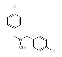 Benzenemethanamine,4-chloro-N-[(4-chlorophenyl)methyl]-N-methyl- Structure