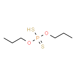 Phosphorodithioic acid, O,O-dipropyl ester Structure