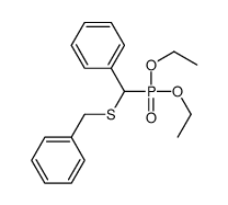 [diethoxyphosphoryl(phenyl)methyl]sulfanylmethylbenzene结构式