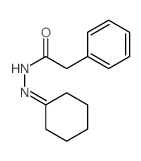 Benzeneacetic acid,2-cyclohexylidenehydrazide结构式