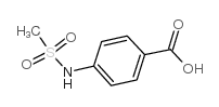 4-(Methanesulfonylamino)benzoic acid Structure