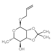 Allyl 2,3-O-isopropylidene-a-L-rhamnopyranoside Structure