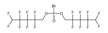 bis(1,1,5-trihydroperfluoroamyl) bromophosphate结构式