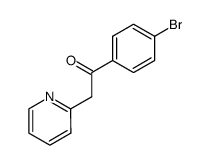 1-(4-bromophenyl)-2-(pyridin-2-yl)ethanone Structure