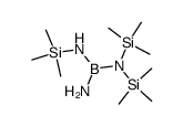 amino(bis(trimethylsilyl)amino)((trimethylsilyl)amino)borane Structure