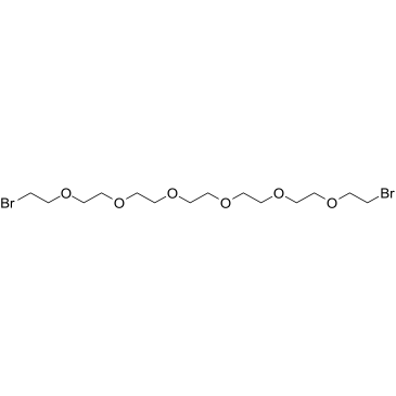 溴代-六乙二醇-溴代结构式