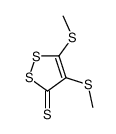 4,5-bis(methylsulfanyl)dithiole-3-thione Structure