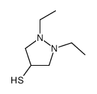 4-Pyrazolidinethiol,1,2-diethyl- structure